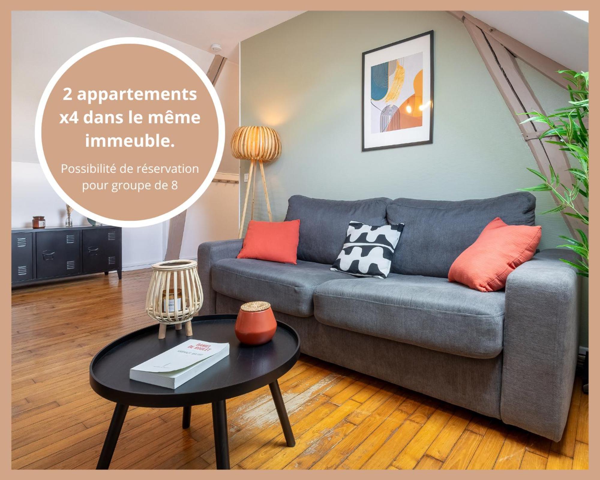 Le Cocon Forestier - Proche Aeroport Beauvais, Chantilly, Foret De Hez-froidmont, Parking Public Gratuit, Wifi & Netflix Apartment